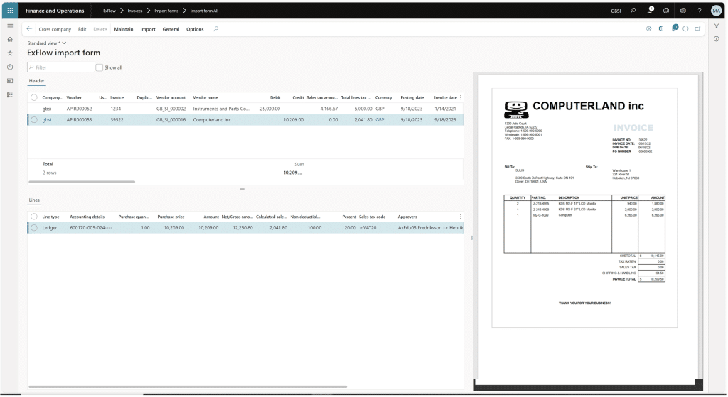 Finance Automation Solutions for D365 F&O - SignUp Software