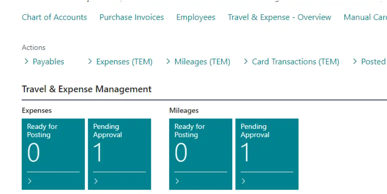 An ExFlow Travel & Expense Management tool dashboard shows pending digitally submitted approvals.