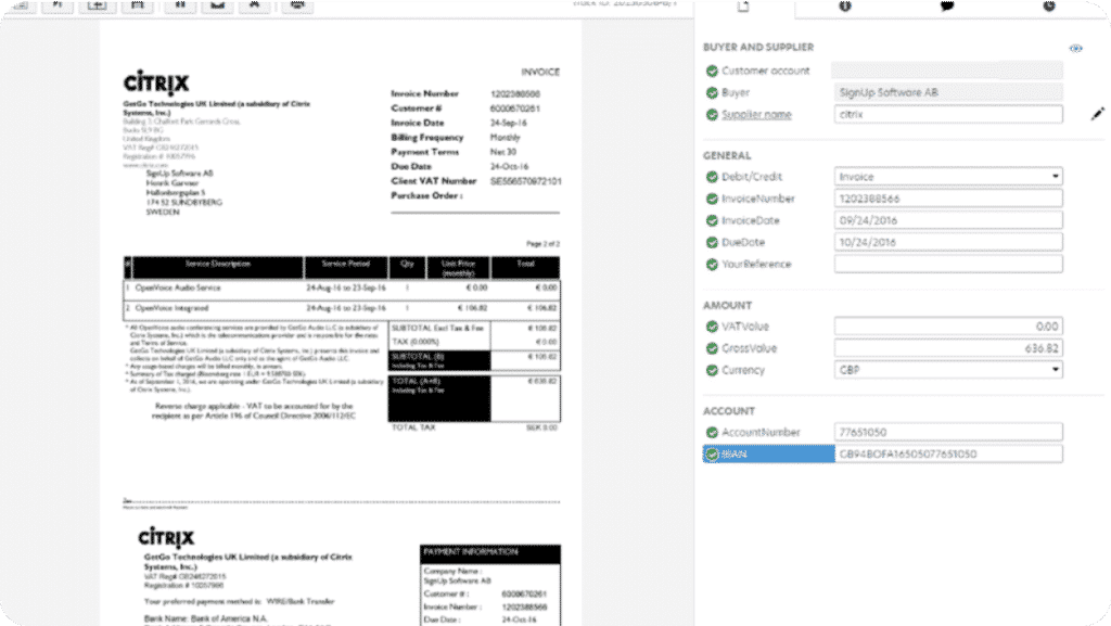 Purchase Order Matching in ExFlow for D365 - SignUp Software