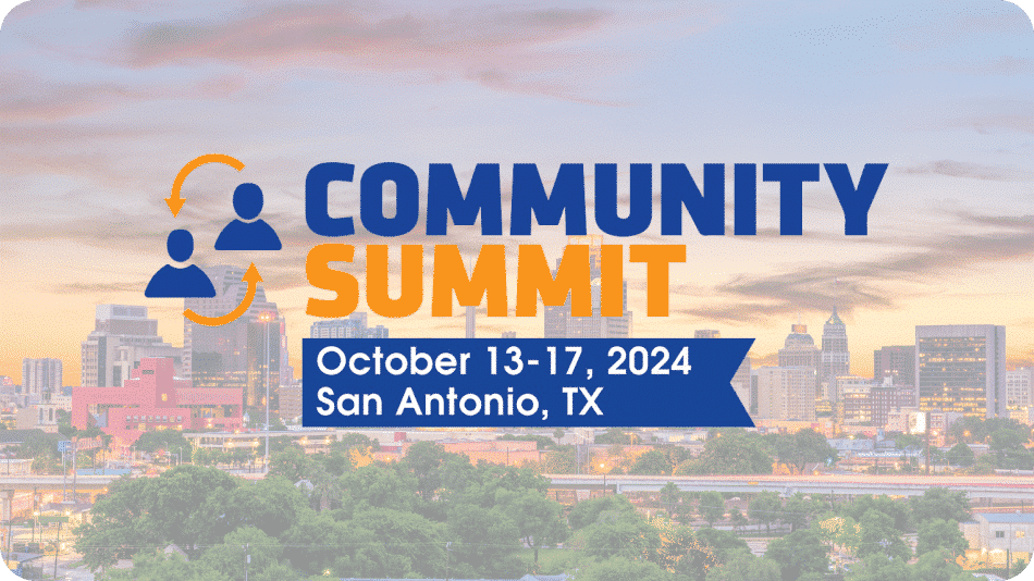 Community Summit 2024 event banner.